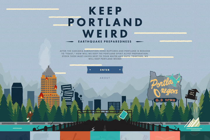 Keep Portland Weird website preview